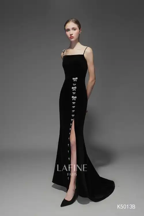 黑色抹胸礼服裙女宴会气质2021新款修身名媛礼服