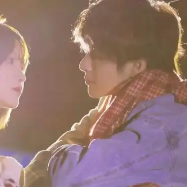 情侣头像真人阳光清新高级简约图片