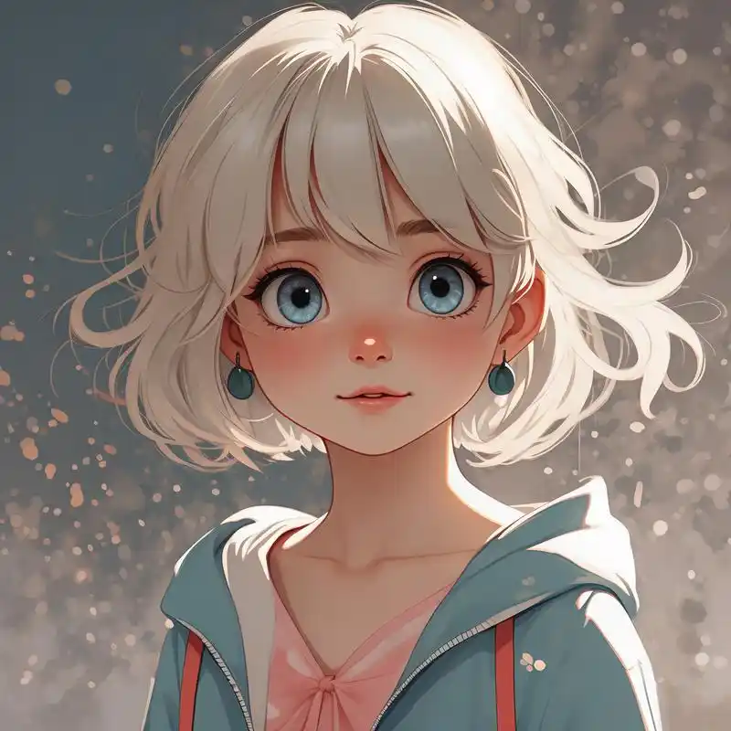 96超萌卡通小女孩头像97 亲们,看看这些超级萌的卡通小女孩头像