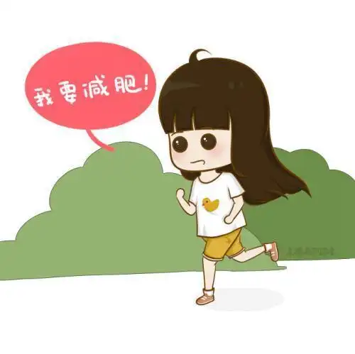 减肥卡通可爱图片头像_微信头像图片大全