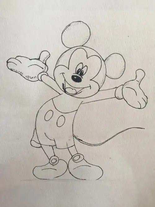 米老鼠简笔画教程