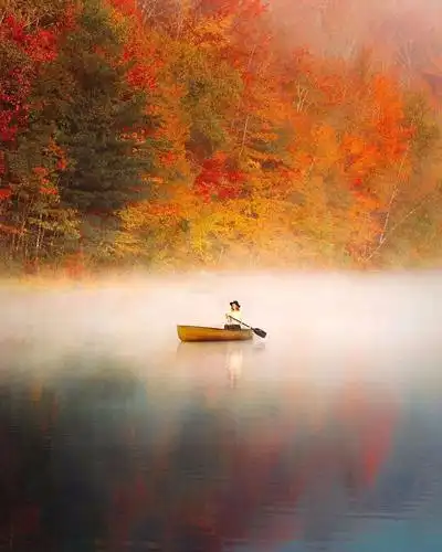 深秋小舟 - 美篇