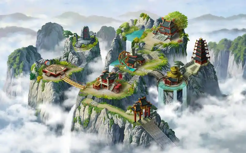 游戏主场景|插画|游戏原画|朝畅 - 原创作品 - 站酷 (zcool)