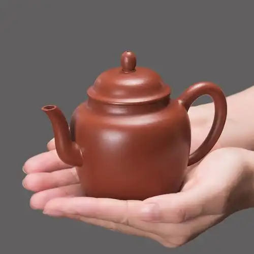 【30分钟速拍】秋月宫灯2 马小琴手工制原矿朱泥250cc紫砂壶