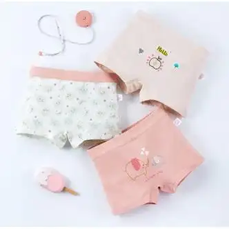 vesm女童平角内裤春秋212岁女宝宝大童小童不夹pp屁屁儿童女孩子四角