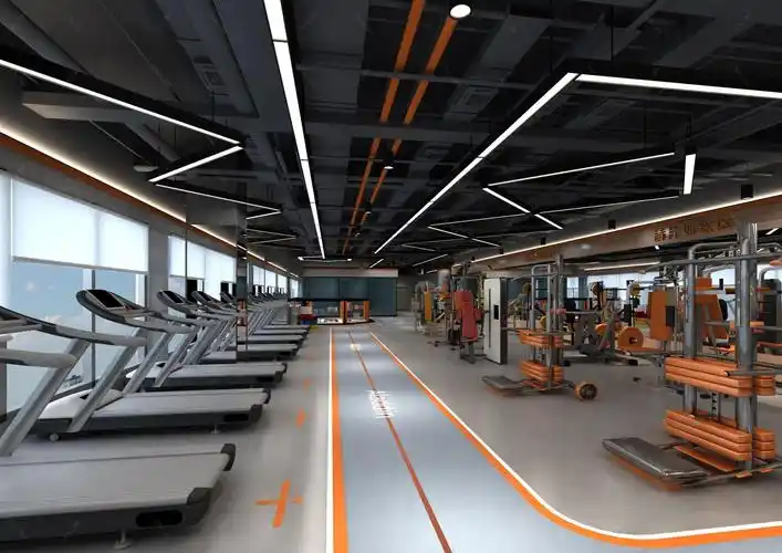 现代健身房设计 - 效果图交流区-建e室内设计网