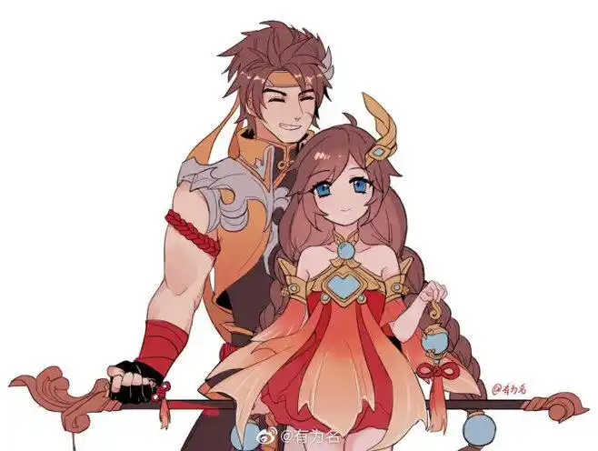 王者荣耀大乔沧海之曜孙策光明之海cp