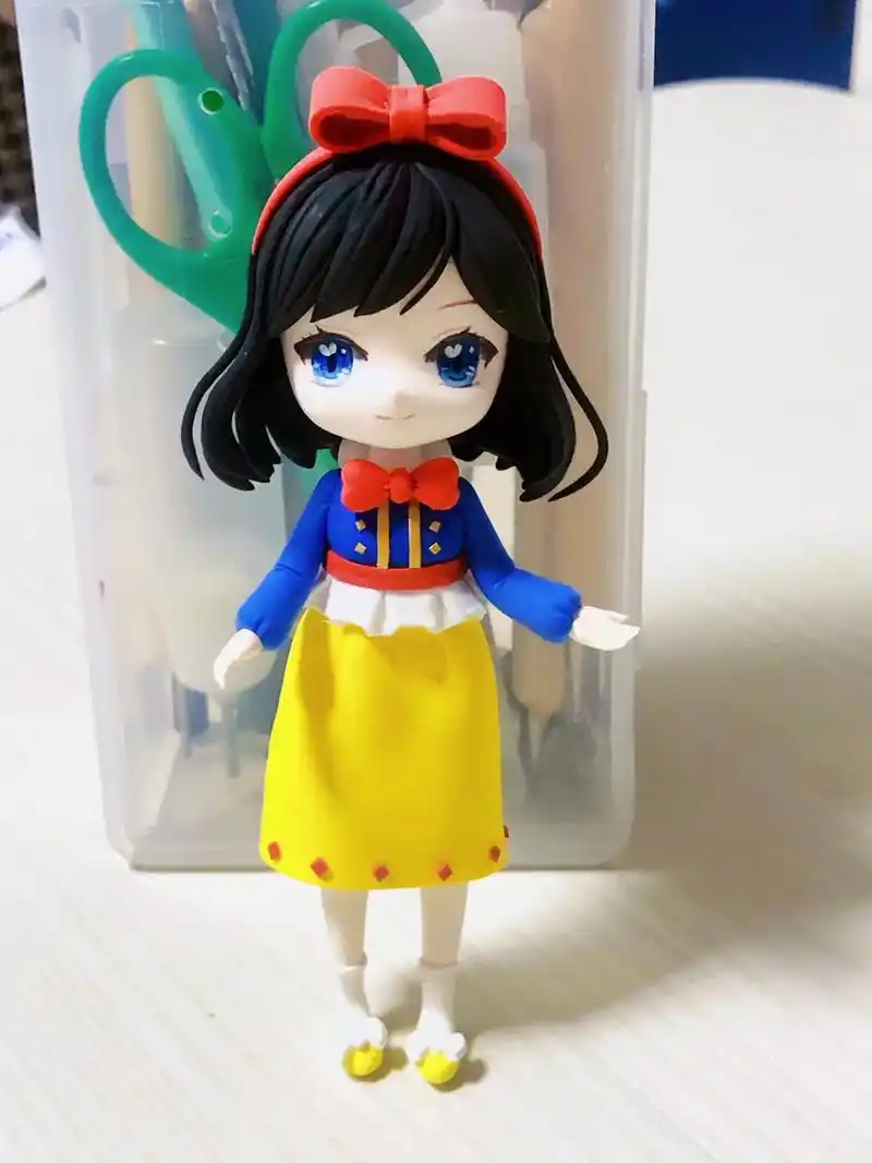 白雪公主 粘土手办#手工diy #超轻粘土手工 - 抖音