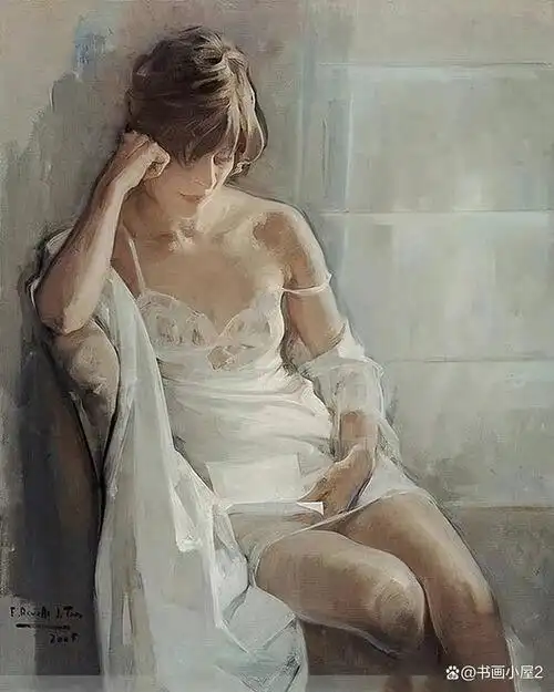 面对人体油画的美你舍得放下手机吗