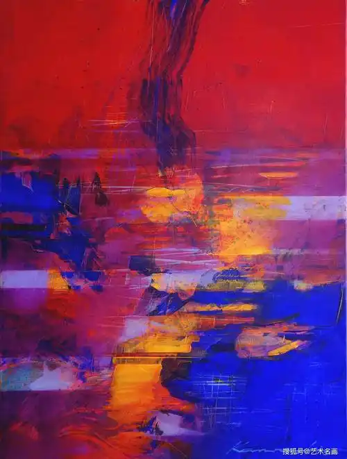 大色块朦胧性感的人物油画︱波兰画家安东尼·卡沃夫斯基作品