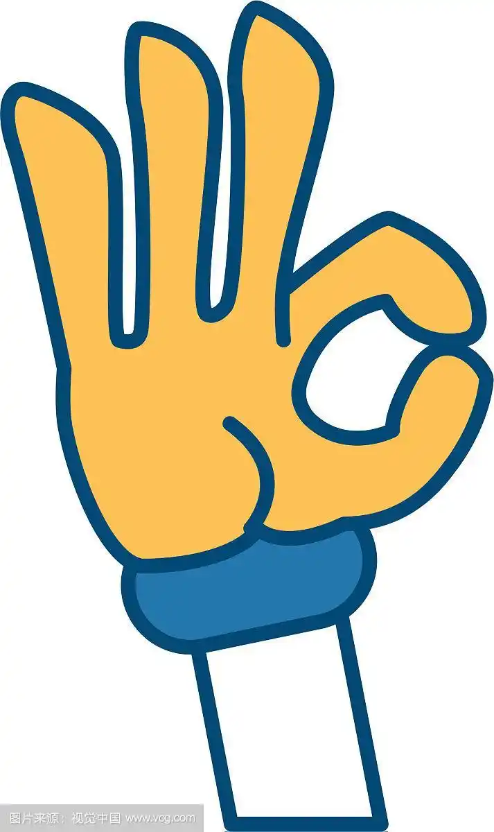 glova手ok卡通符号