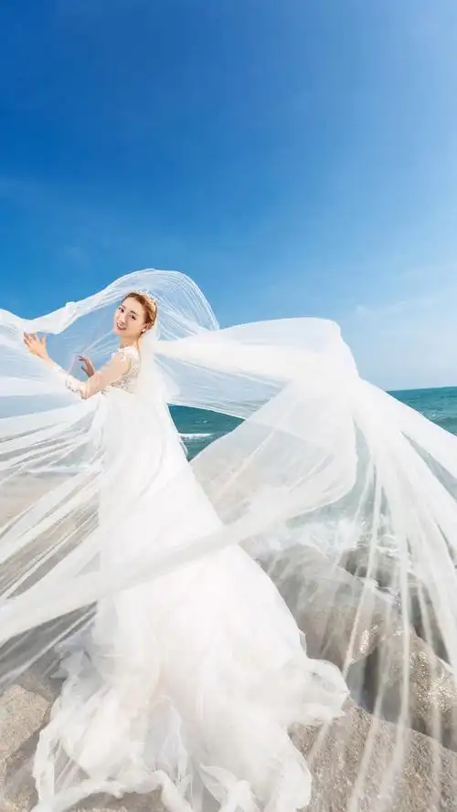 新娘单人婚纱照如何拍摄三亚美丽新娘婚纱照客片欣赏02