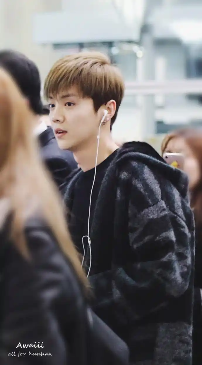 [鹿晗][分享]200206 历史上的今天 在机场的奶fufu顺毛青葱鹿