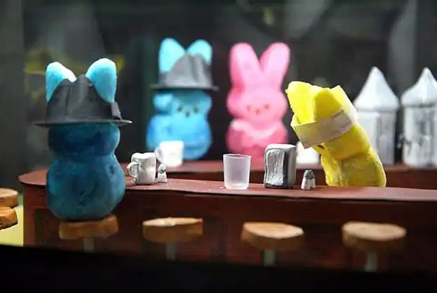 marshmallow peep art | get your sugar fix | bit rebels