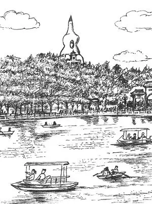 简笔画 手绘 素描 线稿 300403 竖版 竖屏