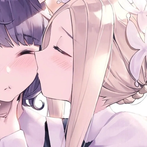 二人百合闺蜜动漫头像～_腾讯新闻