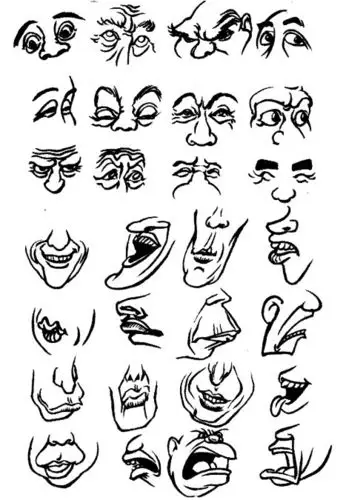 (1),学会头像夸张法 创作漫画需要作者拿出擅长夸张的本领,突出醋作