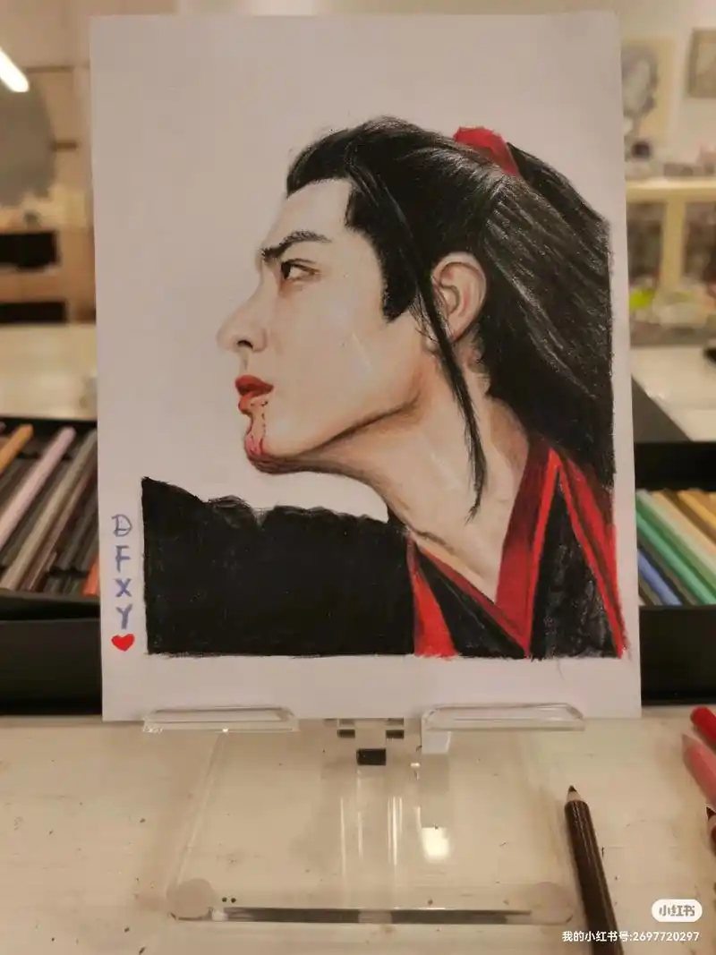 手绘肖战魏无羡.夷陵老祖到~  #陈情令 #肖战魏无羡 #肖 - 抖音