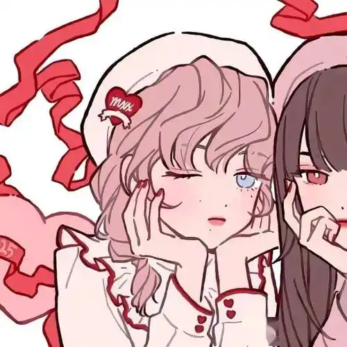 仙女必备的动漫闺蜜头像