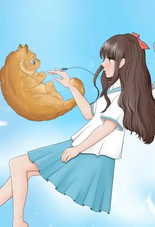 猫和少女|动漫|单幅漫画|枫银 - 原创作品 - 站酷 (zcool)