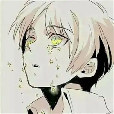 哭泣伤感流泪的动漫男生头像图片