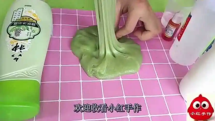 无胶水无成型水手工自制起泡胶无硼砂史莱姆教程