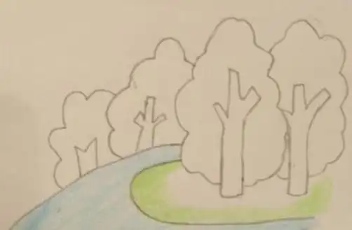 重庆森林简笔画