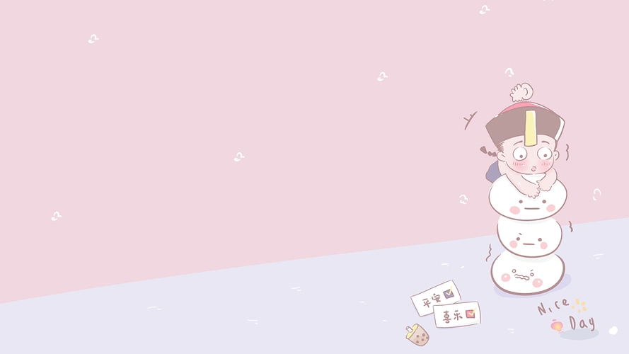 能见面的日子前后都闪着光僵小鱼电脑壁纸