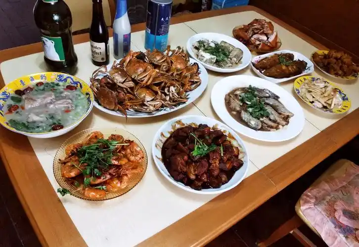 吃饭喝酒的真实图片(晒晒东北人的中秋家宴) - 赤虎壹号