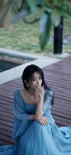 赵丽颖仙气纱裙唯美高清手机壁纸