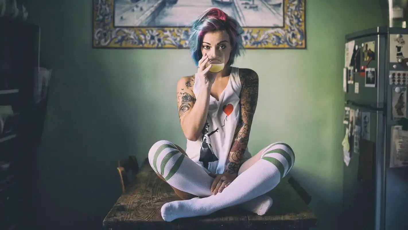 性感纹身美女高清养眼写真图片合集电脑桌面壁纸第一辑