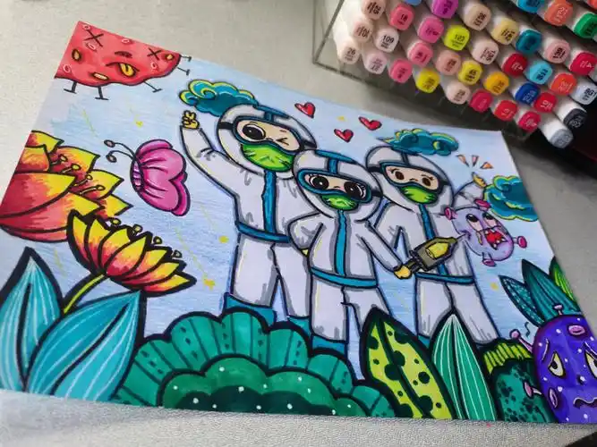 每日更新绘画作品监督每天的进步#抗疫  #共同抗疫