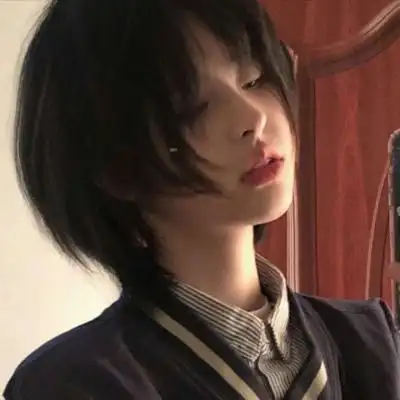 短发真人女头 高清好看的真人女头短发图片_女生头像_美头网