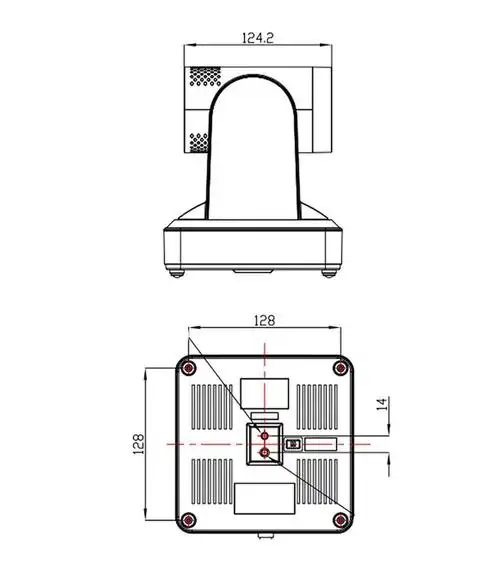 海康威视视频会议摄像头高清云台12倍变焦摄像机usb电脑免驱30帧10㎡