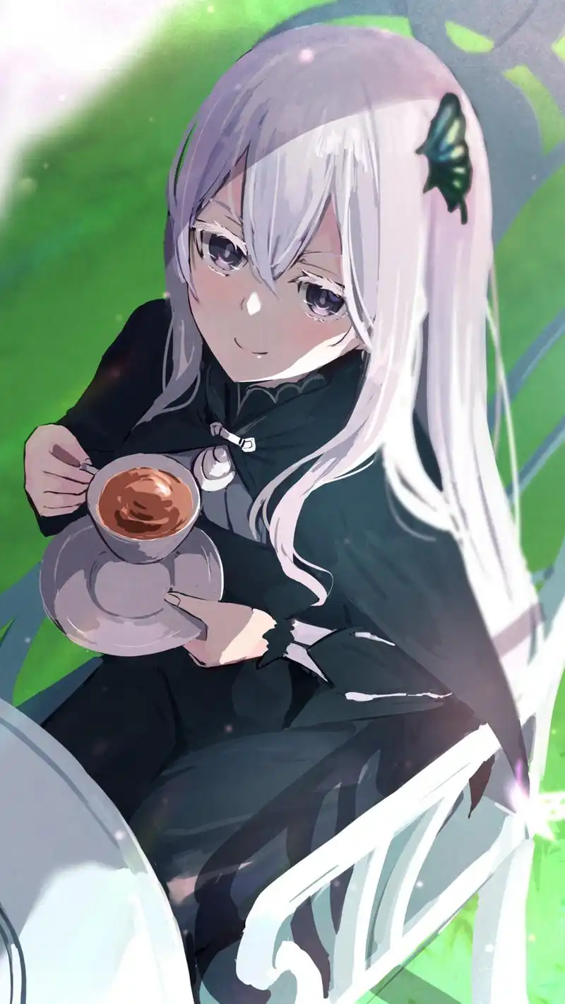 二次元黑色jk手机壁纸