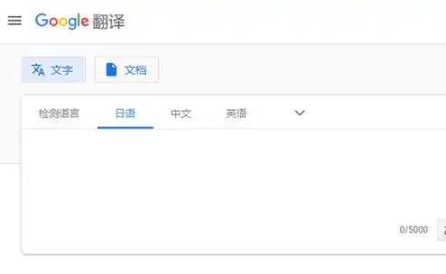 谷歌翻译翻译器