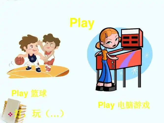 play play 篮球   打,玩(…) play 电脑游戏