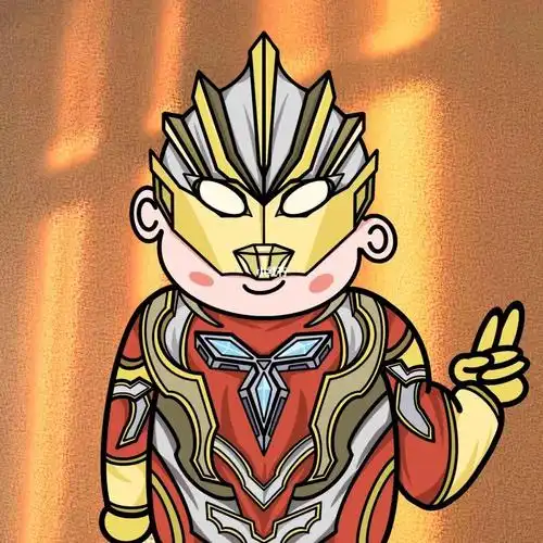 今天的骷髅男孩是特利伽奥特曼#插画  #手绘头像  #头像约稿  #闪耀特