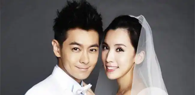 林志颖老婆陈若仪结婚照图片 两人在一起的确是很幸福的