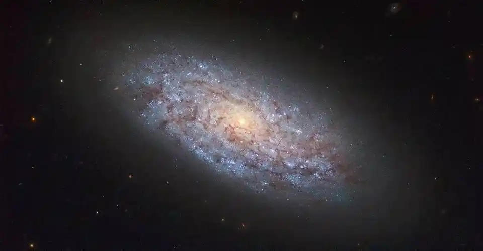 矮星系ngc 5949,距离我们约为4400万光年,位于天龙座.