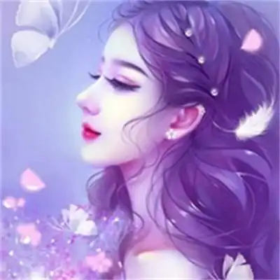 自带冷艳与伤感的紫色系唯美女头像超仙气女生高清动漫图片大全