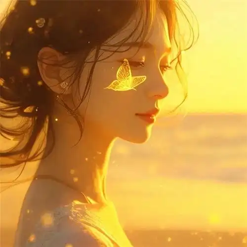 超唯美手绘女生高雅头像图片