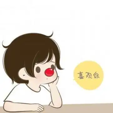 2020微信卡通情侣头像呆萌一对我的仙女证遗忘在天上了