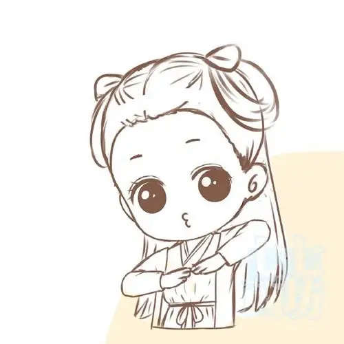 赵丽颖# #七七画坊# 转发过777就上色,九个角色你们最喜欢哪一个呢