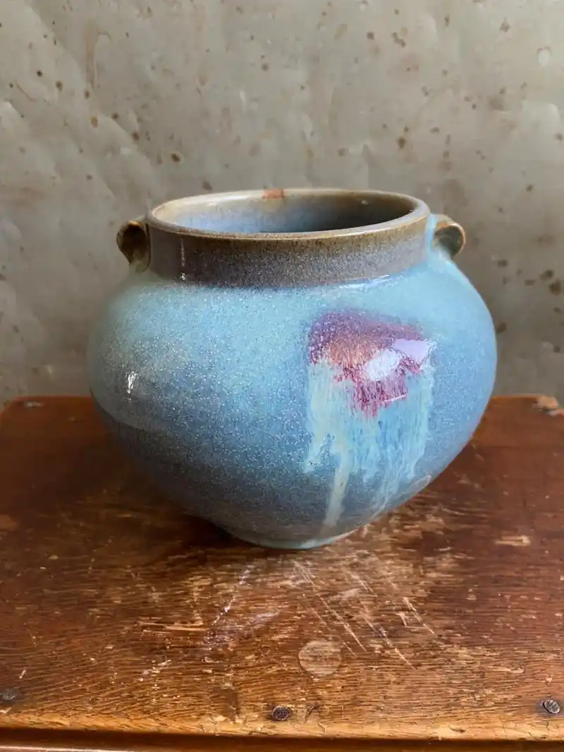 宋代钧窑双耳罐