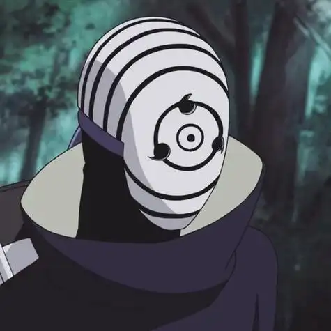 带土白面具头像正脸