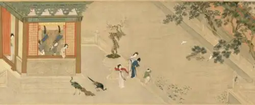 韵海发布汉宫春晓图穿越千年看春日晨曦中后宫佳丽百态