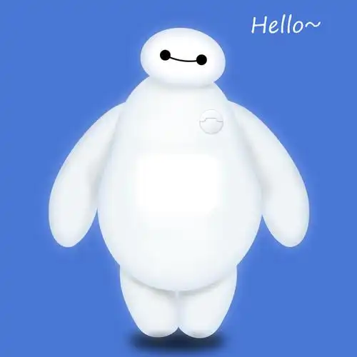 暖心大白头像图片