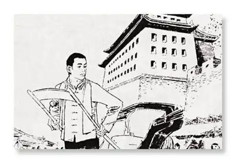 骆驼祥子简笔画骆驼祥子简笔画人物黄包车