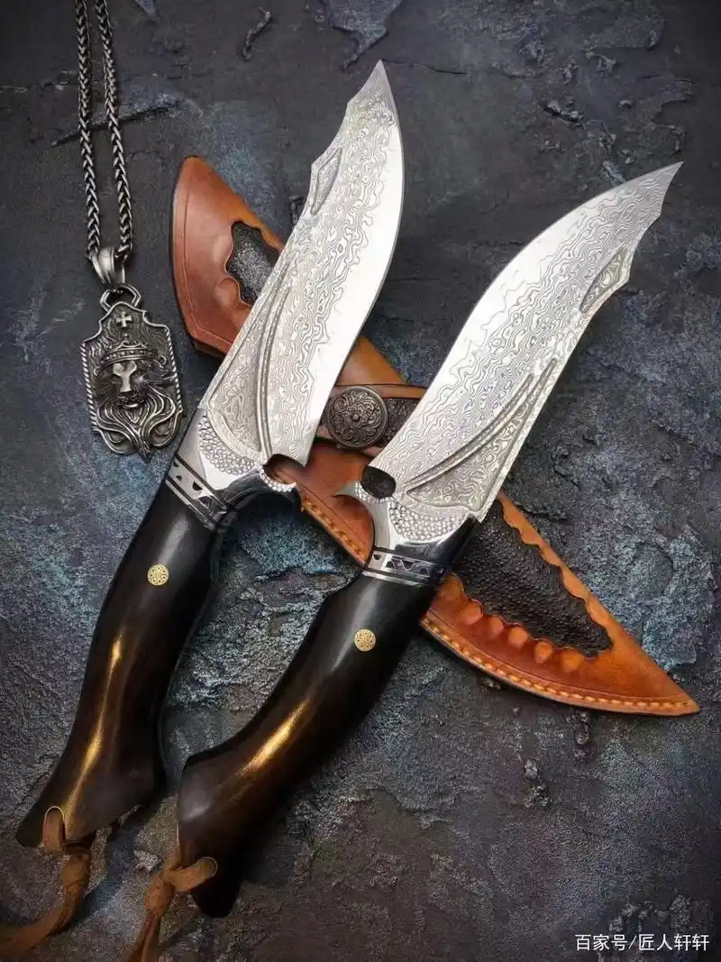大马士革手工猎刀-狩猎者,鉴赏